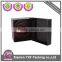 Black paper box packaging with rivet
