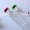 good quality clear borosilicate glass water bottle With round bottom & colorful screw cap                        
                                                Quality Choice
