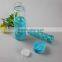 550ml BPA Free Heat-Resistant Custom Glass water bottle with silicone sleeve and high quality lid
