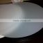 Prismatic PS diffuser sheet for round fluorescent light fixture cover