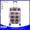 china new direction product wheel universal suitcase PU printing custom made luggage