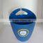 plastic promotional ice bucket stand with handle