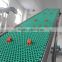modular plastic inclined belt conveyors for food industry