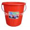 plastic bucket PE strong with lids metal handle 8L