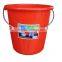 Plastic Bucket PE Strong With Lids Metal Handle 8L