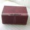 Customized latest new leather facial tissue box