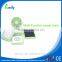Portable Solar Power bank with wireless charging +LED light+ Mini fan
