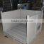 RH-C01 steel crate 1140*1140*950 mm foldable stacker containers steel container metal sheet storage cage