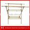 X type aluminum laundry drying rack outdoor clothes dryer rack