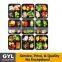 Food container 12 Pack 3 CompartmentLunch Boxes with Lids - Stackable, Reusable, Microwave, Dishwasher & Freezer Safe - Meal