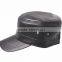 New Fashion Men's 100% Real Leather Hat / Officers cap / Flat Beret/ Golf Hats
