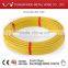 1/2" 3/4" 1" yellow color PE Cover 304 steel bellows gas pipe