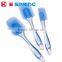 Baking Cooking Kitchen Tools Blue Easy Flex 3-Piece Silicone Spatula Set