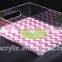 clear acrylic tray
