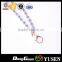 Fashionable id badge beaded lanyards with metal hook