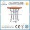 popular modern bar tables portable chairs with aluminum legs