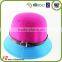 black with red Colourful Lady Fashion band fedora hat