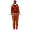 Adult Micro Fleece Animal Onesie Hooded Costume Pajama Suit Overall Tiger Onesie For Women Men