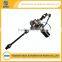 electrical powered steering with universal joint shaft for lawn tractor