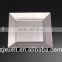 disposable eco friendly PS plastic silver coated.clear.white square plates