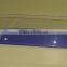 Custom rectangle clear acrylic box with blue lid made in China Guangzhou OEM acrylic factory