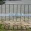 Green color pvc coated removable crowd stopper barricade (factory)