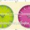 Hotel Decoration wall clock (Metal Chrome material and sweep movement without tick sound