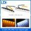 high quality high power daytime running light 12v 6leds drl with turn siganl