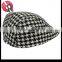 men and women unisex Houndstooth newsboy cap