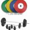 RBP-9901 Rubber Barbell gym crossfit bumper plates Heavy Duty Rubber Trifecta Barbell Plate