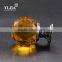Honey Amber Fashionable Zinc Alloy Rhombohedral Glass Knob