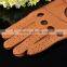 New premium men's unlined deerskin leather gloves. Hand sewing breathable driving gloves .
