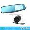 dvr h 264 dual cameras mirror car dvr vehicle blackbox dvr XY-9064