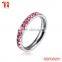 12 pcs of 316L surgical stainless steel rings as christmas gift cubic zirconia,cz stone to your best friends