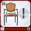 Hot Sale Imitation Wood Stacking Armrest Dining Chair for Restaurant