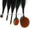 Special Oval Makeup Brush Holder 5pieces Toothbrush BB Cream Plastic Handle Make up Brushes Oval Foundation Makeup Brush Set