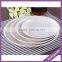 party banquet use blank square shape melamine fish plates