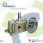 USX worm gearbox catalogue agitator gear speed reducer with flange right angle alluminium alloy 5: 1 ratio gearbox