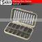 15*10*4.8cm mini portable Plastic Fly lure fishing box