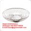 Fruit Bowl Holder Metal Chrome Grid Basket F0094