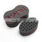 New Products Double Sided Black Sponge Hair Twist Sponges With Holes