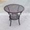 3 pcs Outdoor Garden Coffee Table And Folding Chair