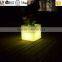 Colorful Cubic Planter/manual Plastic Planter/LED Multi Color Change Planter