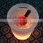 lighted up led bar bucket waterproof led bucket for bar lighting ice bar bucket
