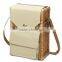 Wicker Picnic Basket With Wine Bottle Holder and Cutting Board, Cheese Knife