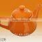 Porcelain color decal teapots
