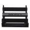 2016 High-end Luxuries 3 Layer Black Velvet Bracelet Holder Display Stand