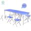 Wholesale Custom protable aluminum folding table and chairs for events
