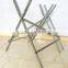 portable foldable heavy duty steel saw horse, saw wood stand/stent , saw trestle for garden working