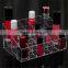 Clear Acrylic 24 Lipstick Holder Display Stand Cosmetic Organizer Makeup Case